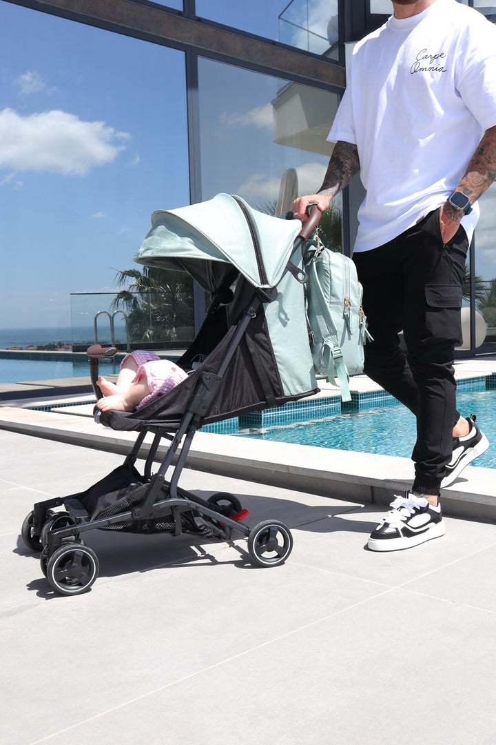 EX DISPLAY Bizzi Growin Prism Compact Stroller - Seaspray