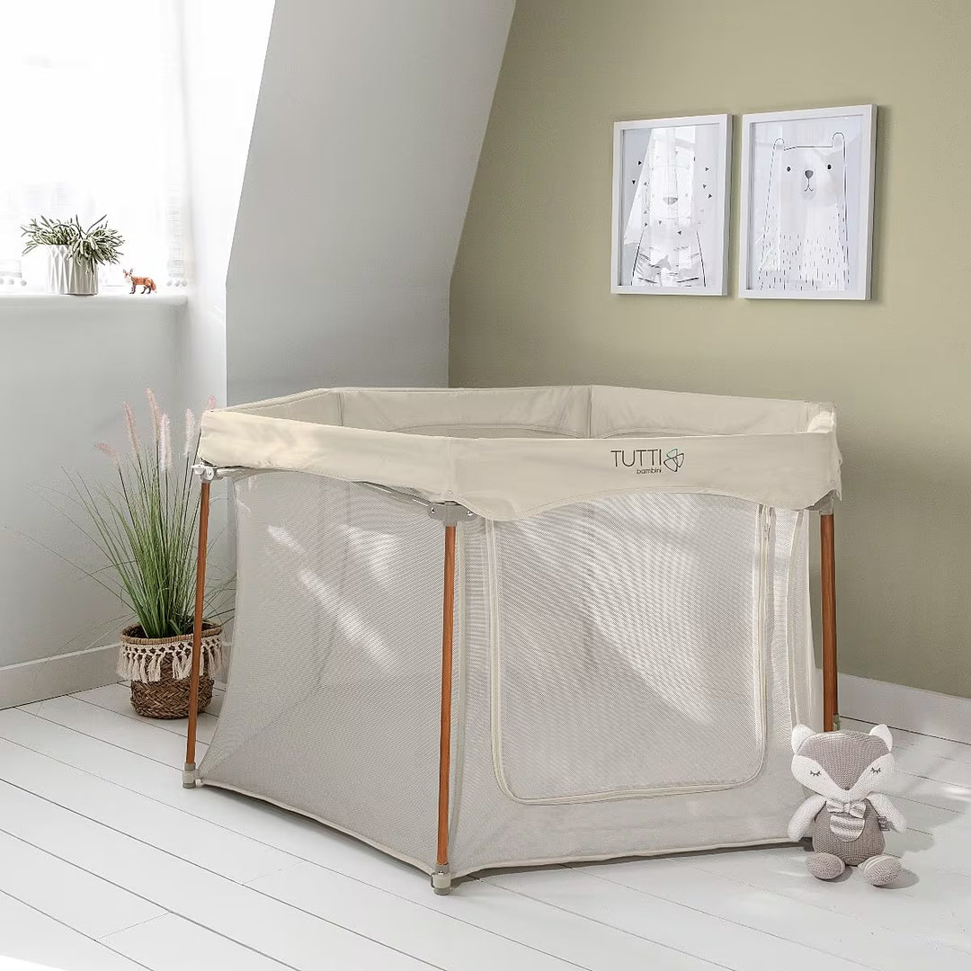 Tutti Bambini Hexagonal Playpen - Ecru