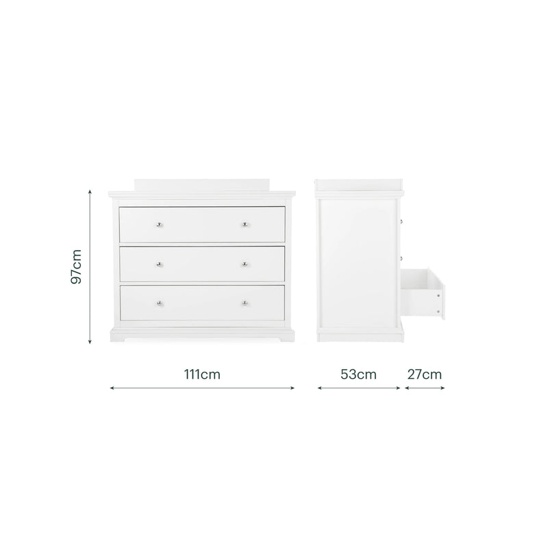 CuddleCo Beaumont Dresser Changer - White