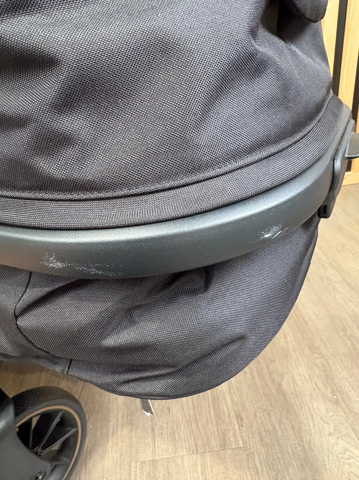PRE LOVED My Babiie MB33 SE Twin Pushchair - Rose Gold Black