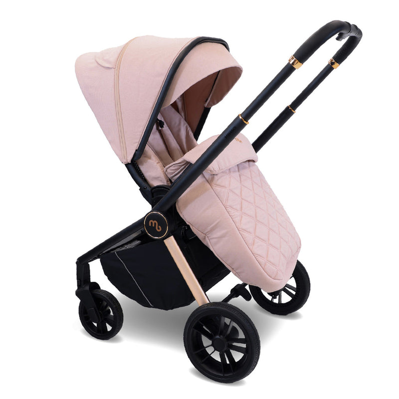 My Babiie MB450i 3in1 Travel System with Rotating Car Seat + Base - Pastel Pink