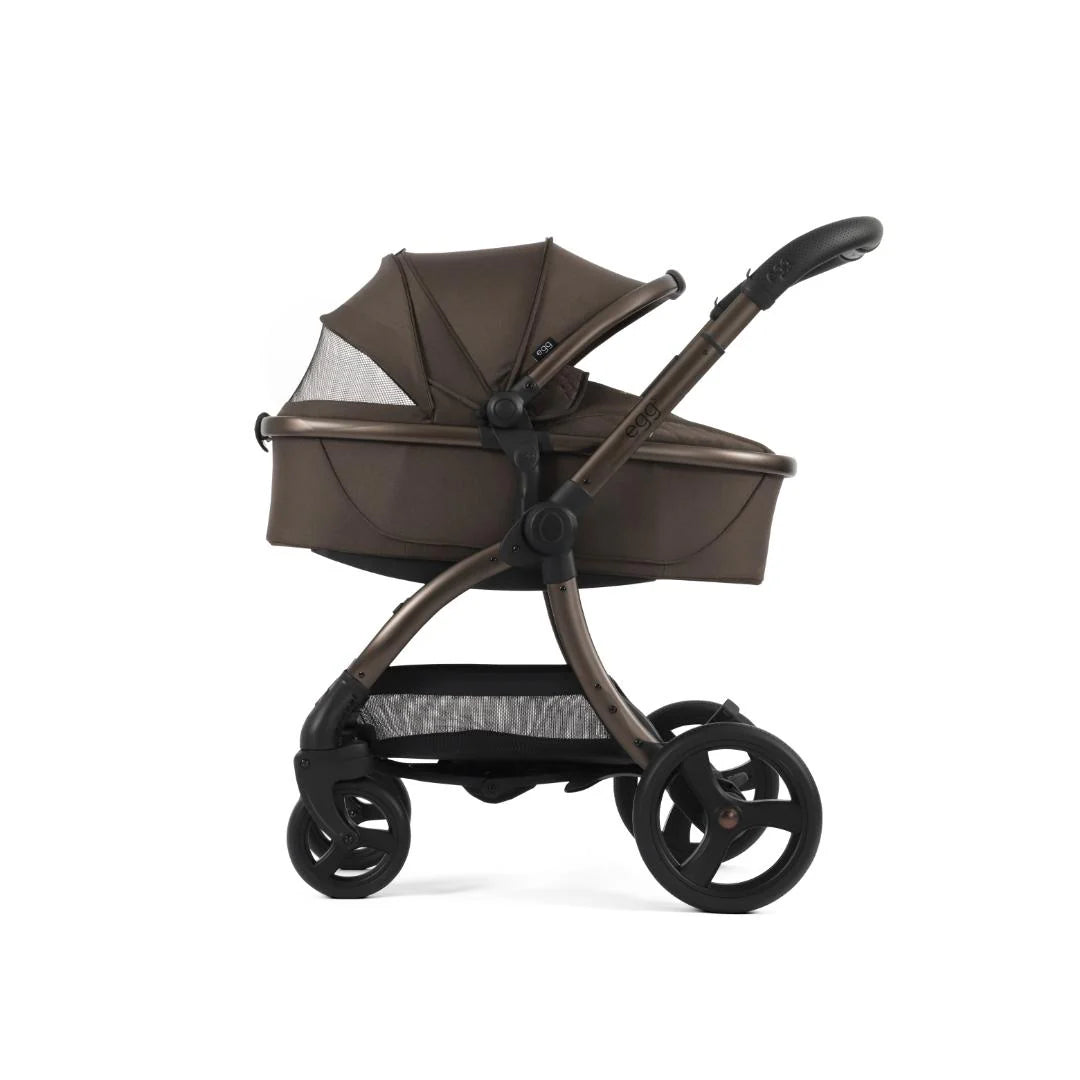 egg 3 Stroller + Luxury Seat Liner - Chocolate Velvet