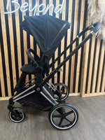 PRE LOVED Cybex Priam 2-in-1 Travel System - Sepia Black on Chrome