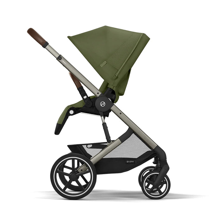Cybex Balios S Lux Essential Bundle - Taupe/Moss Green