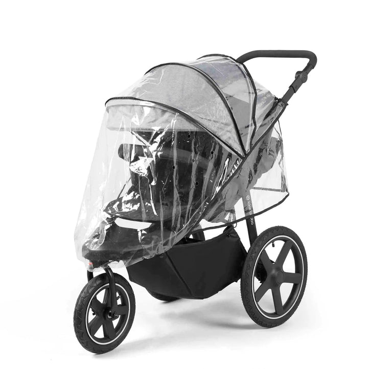 Ickle Bubba Venus Jogger Prime & Newborn Cocoon Bundle - Black/Space Grey