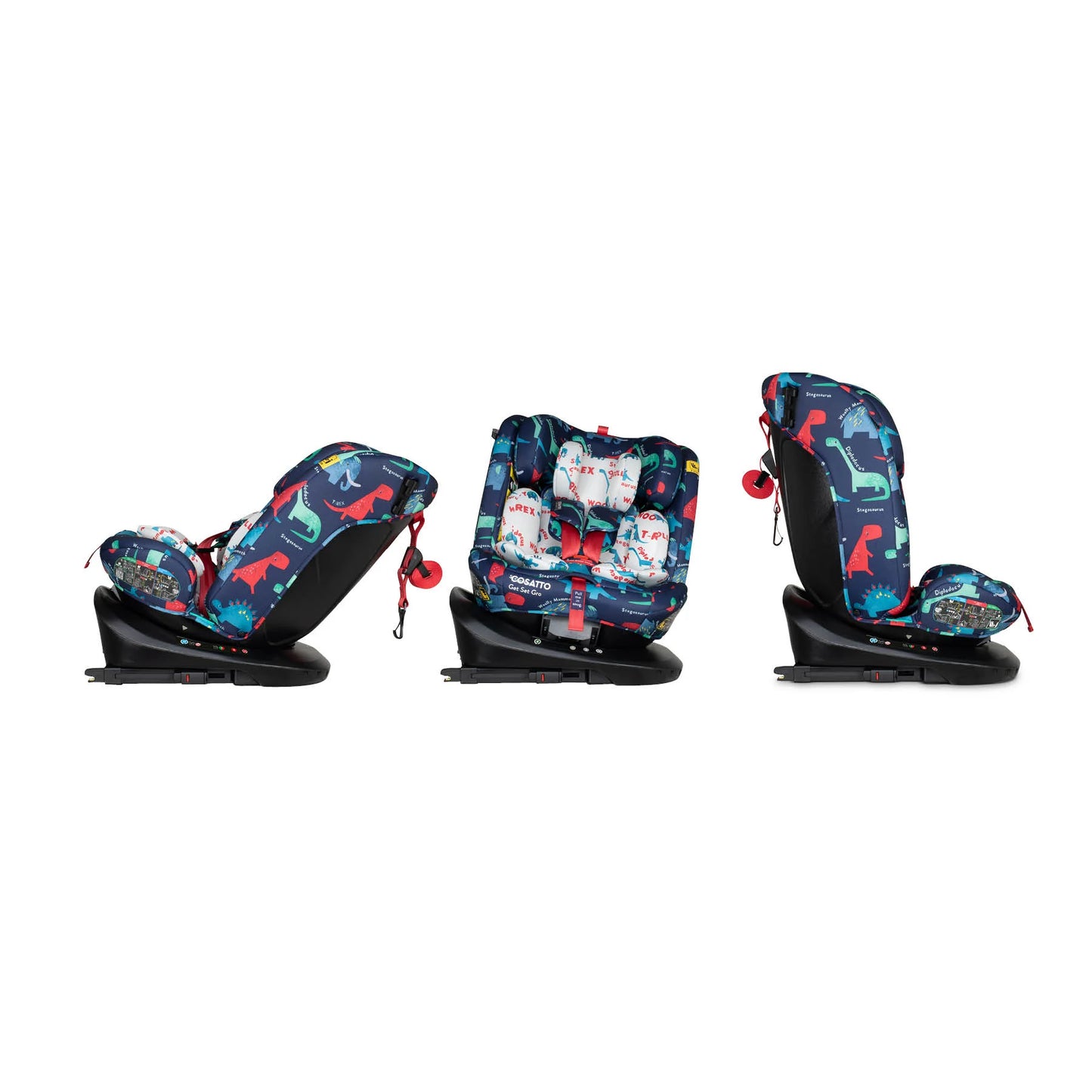 Cosatto Get Set Grow i-Size 360 Car Seat - D is for Dino
