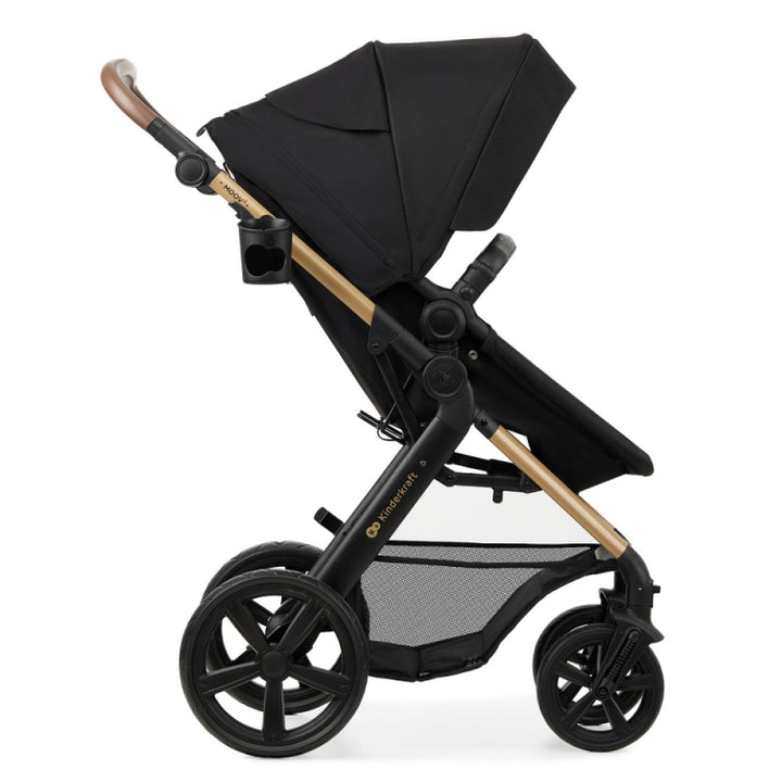 Kinderkraft Moov 2 3in1 Travel System With Mink Pro Car Seat - Pure Black