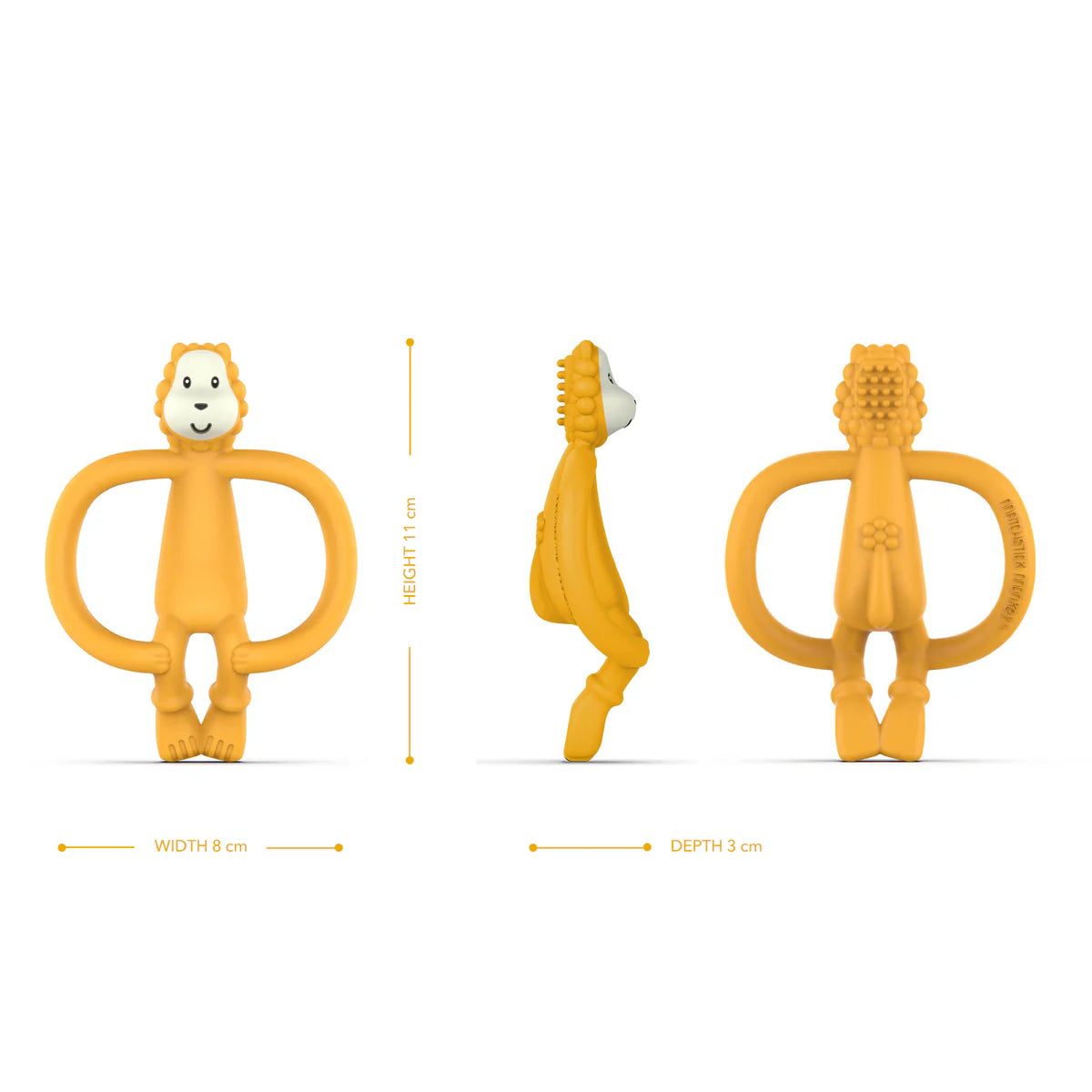 Matchstick Monkey Sensory Teething Teddy Set - Lion