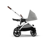 Cybex Gazelle Essential Bundle Inc Gold Footmuff - Stone Grey/Silver