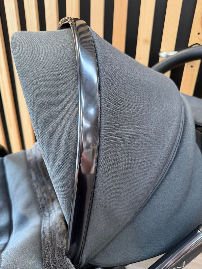 PRE LOVED iCandy Peach 7 Pram + Pushchair - Dark Grey
