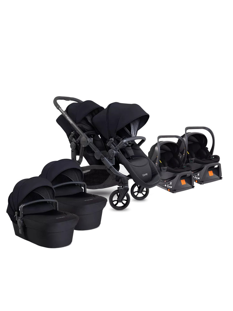iCandy Orange 4 Twin Complete Bundle - Black Edition