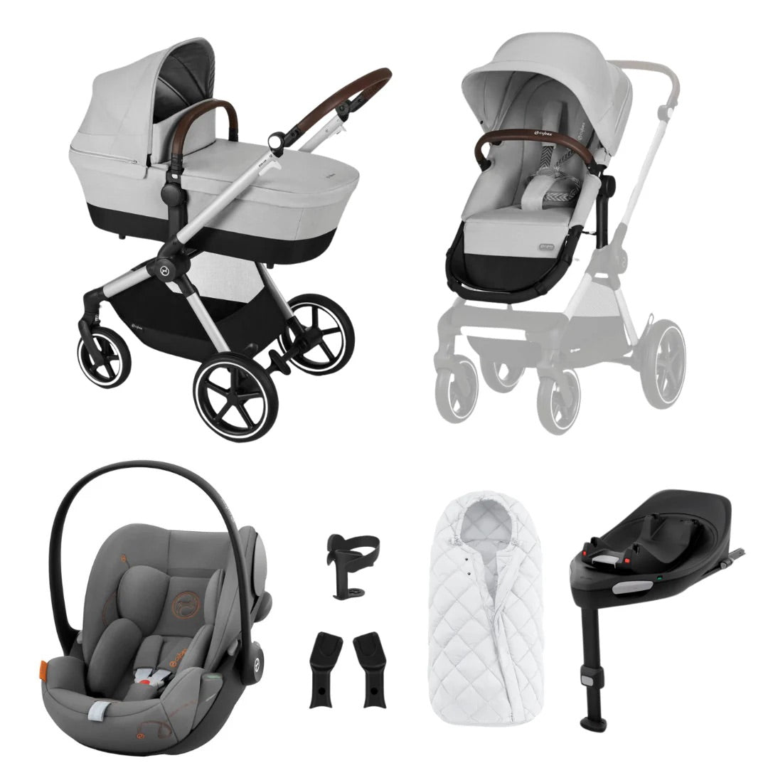 Cybex EOS Lux Cloud G Luxury Bundle- Lava Grey