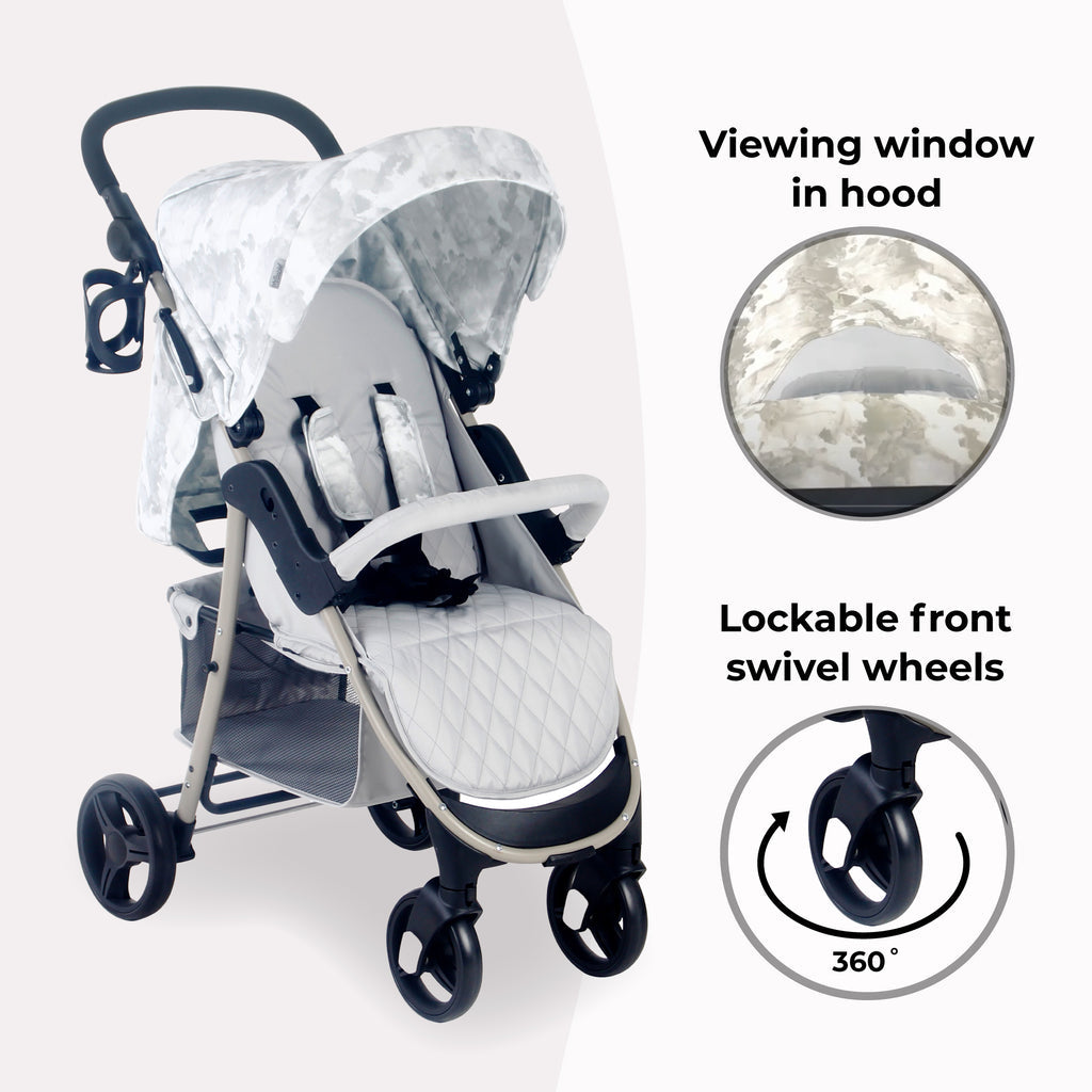 My Babiie MB30 Pushchair - Grey Tie Dye