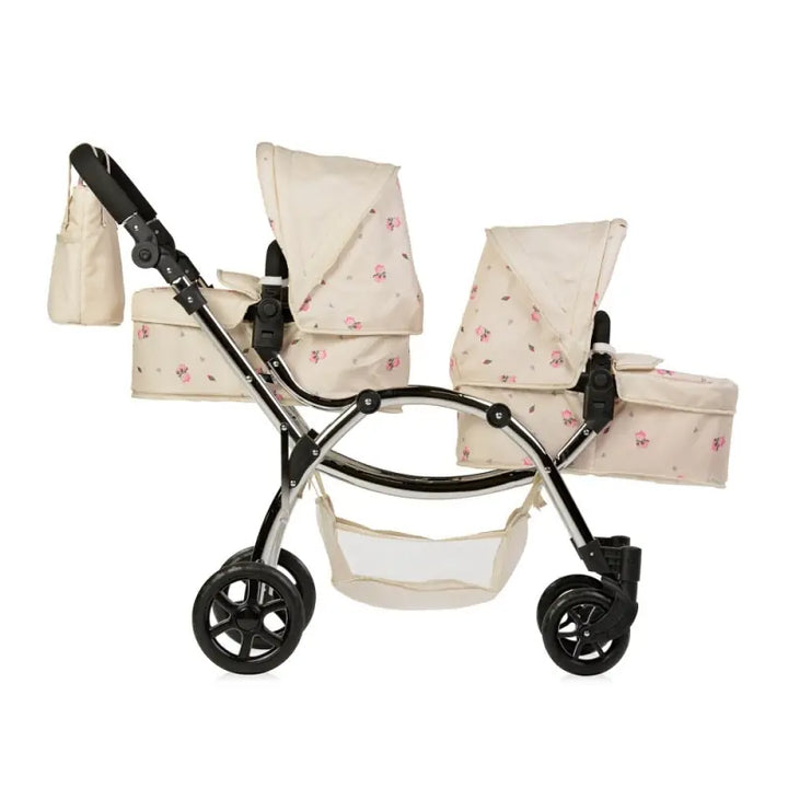 Roma Darcie Twin Dolls Pram - Cream