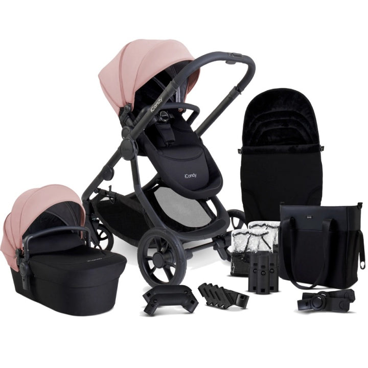 iCandy Orange 4 Pushchair Bundle - Rose