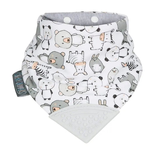 Cheeky Chompers Neckerchew Teething Dribble Bib - Panda Pals