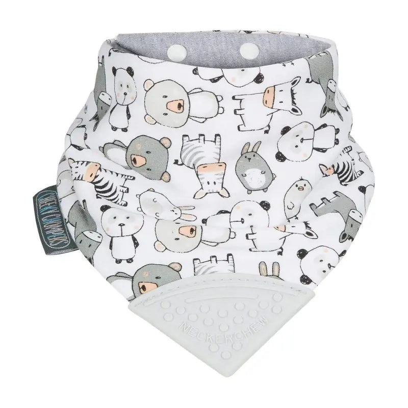 Cheeky Chompers Neckerchew Teething Dribble Bib - Panda Pals