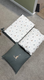 EX DISPLAY Funnababy Dino Cot Bedding Set