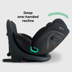My Babiie MBCS300 Easy Spin R129 Car Seat with Top Tether - Black