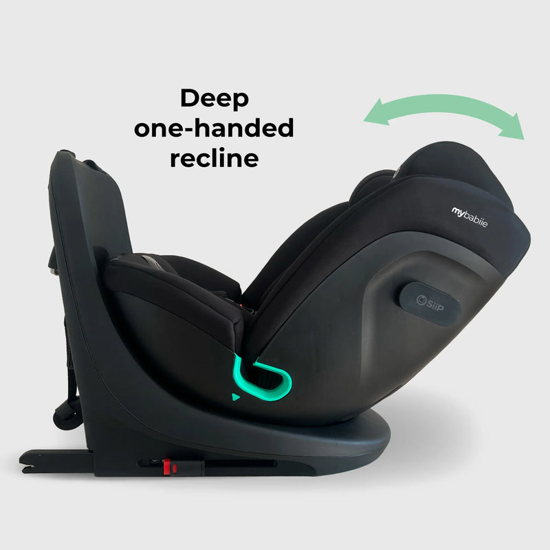 My Babiie MBCS300 Easy Spin R129 Car Seat with Top Tether - Black