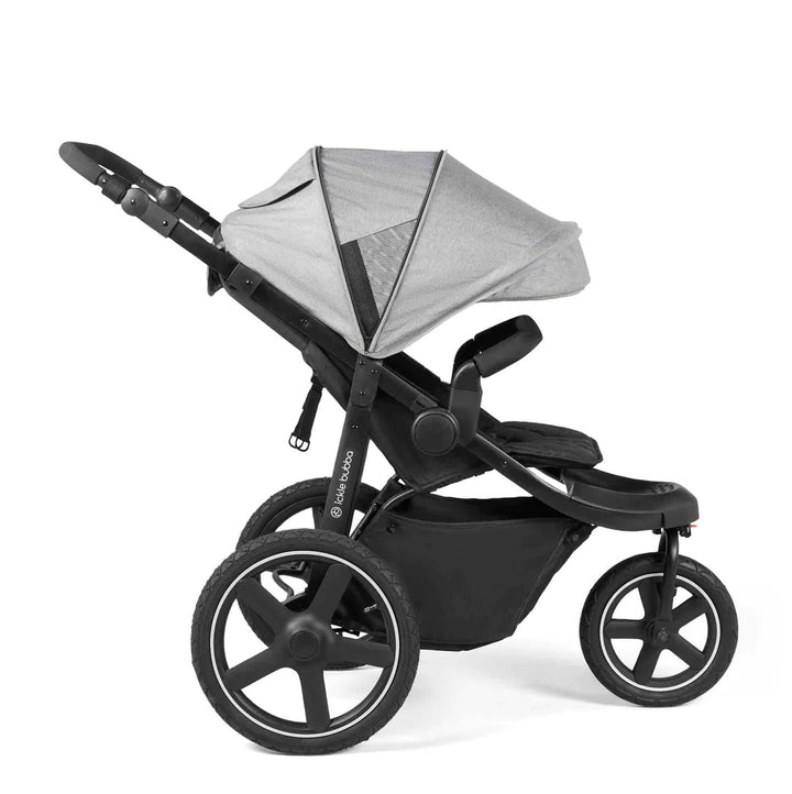 Ickle Bubba Venus Jogger Prime & Newborn Cocoon Bundle - Black/Space Grey