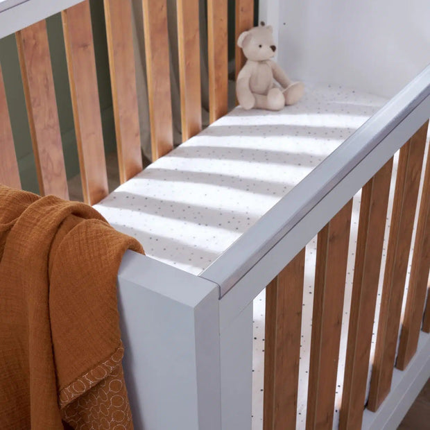 Tutti Bambini Como 2 Piece Nursery Room Set – White/Rosewood
