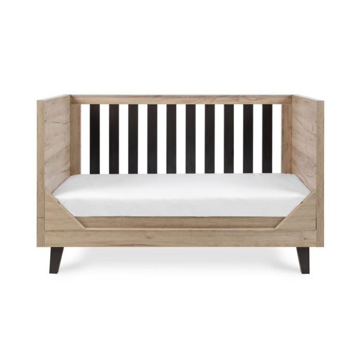 Tutti Bambini Como Cot Bed - Distressed Oak/Slate Grey