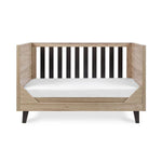 Tutti Bambini Como Cot Bed - Distressed Oak/Slate Grey