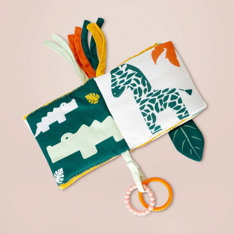 Little Big Friends 2in1 Soft Activity Book - Jungle