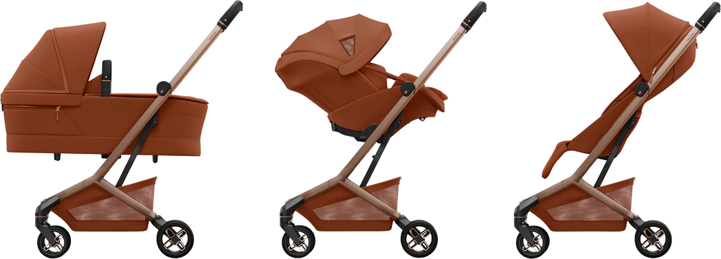 Maxi-Cosi Fame Cabin Stroller + Carrycot - Copper Terra