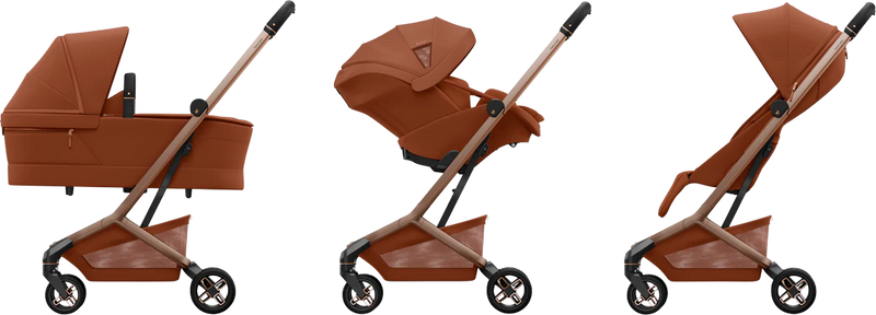 Maxi-Cosi Fame Cabin Stroller + Carrycot - Copper Terra