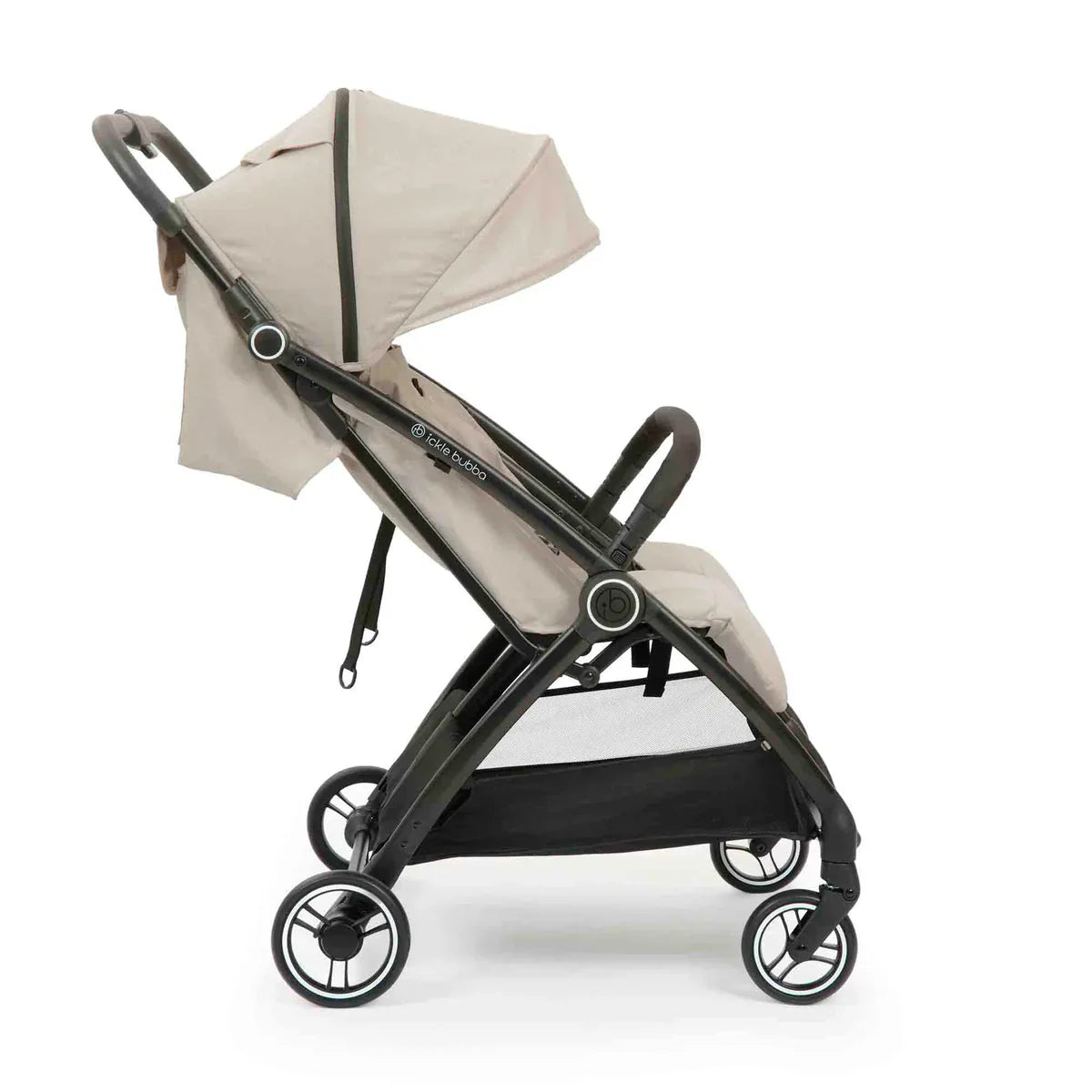 Ickle Bubba Aries Double Autofold Stroller - Stone