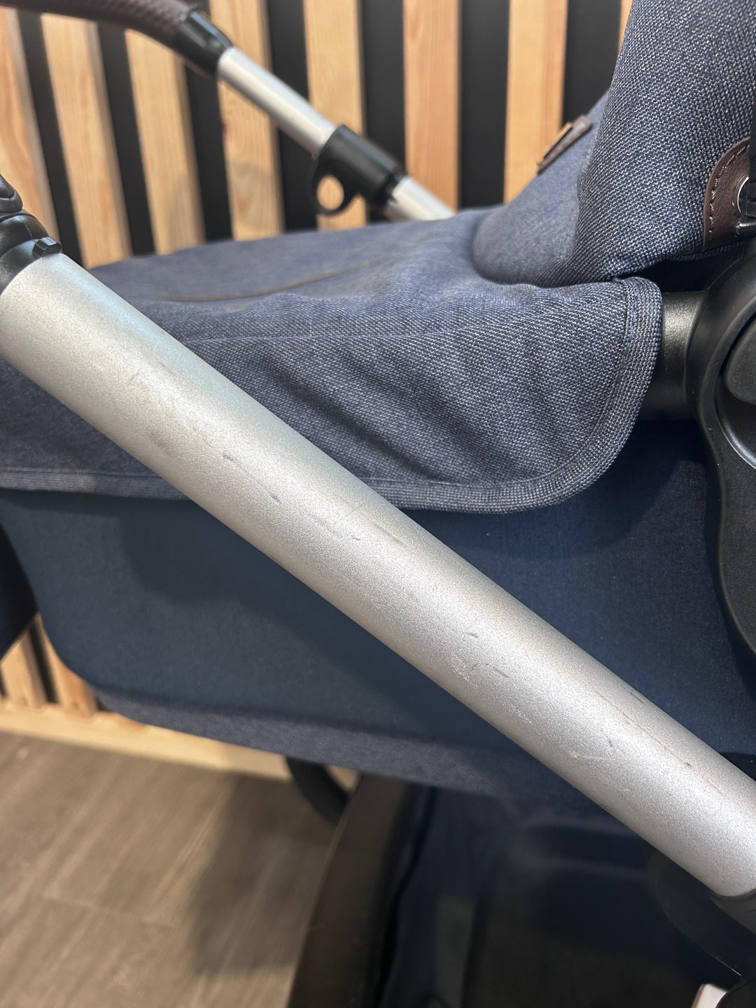 PRE LOVED Silver Cross Wave Single To Double Pushchair - Midnight Blue