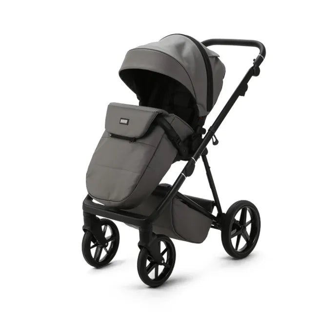 Mee-Go Milano Evo 4in1 All In One Travel System Inc Isofix Base - Slate Grey Leatherette