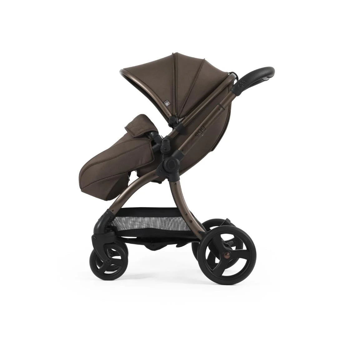 egg3 All Stage 360 Travel System Bundle - Chocolate Velvet + FREE EXTRA 360 ISOFIX BASE