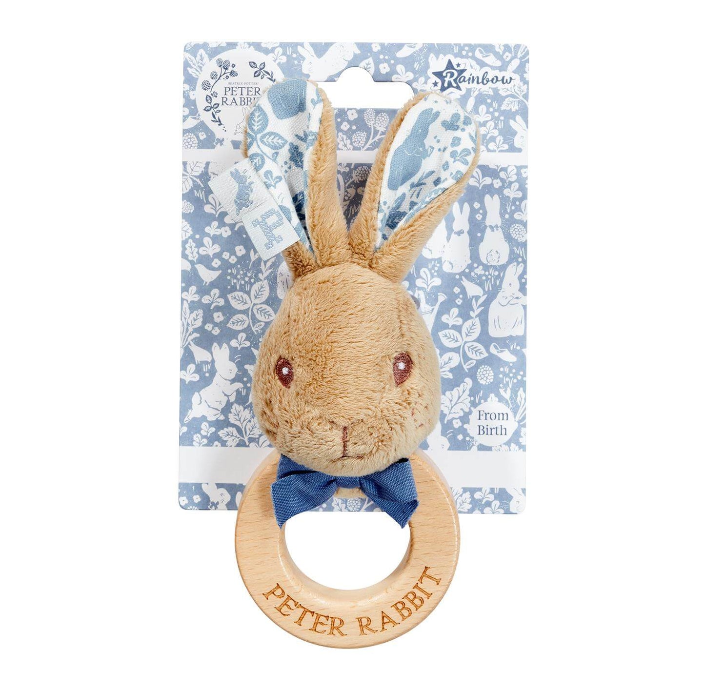 Peter Rabbit Signature Collection - Peter Wooden Ring Rattle