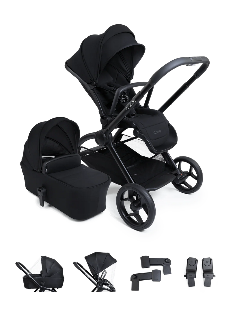 iCandy Core2 Pushchair & Carrycot - Black