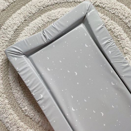 Bobbin & Bumble Standard Changing Mat – Grey Moon and Stars
