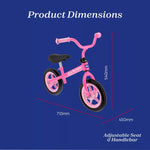 Chicco Toy Balance Bike - Pink Arrow