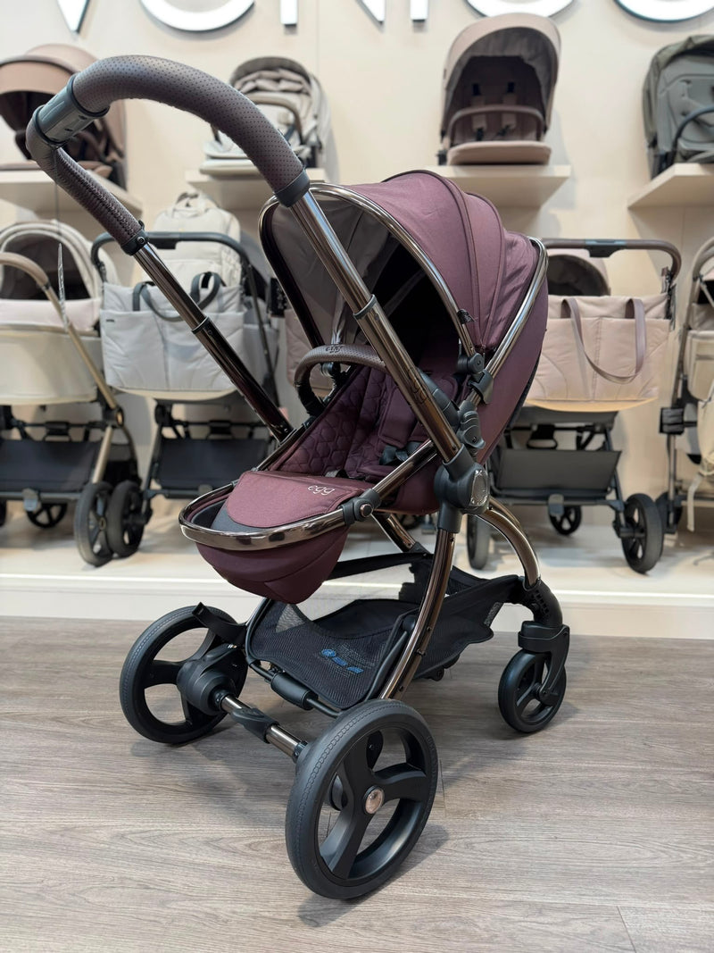 OPEN BOX egg3 3in1 Travel System Bundle Inc Isofix Base - Mulberry