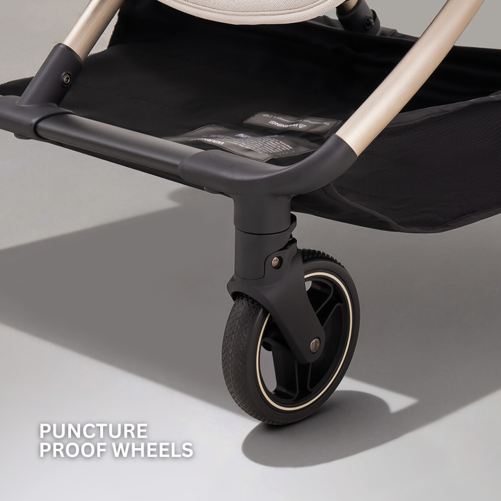 JoviKids Ayla Compact Twin Pushchair - Beige