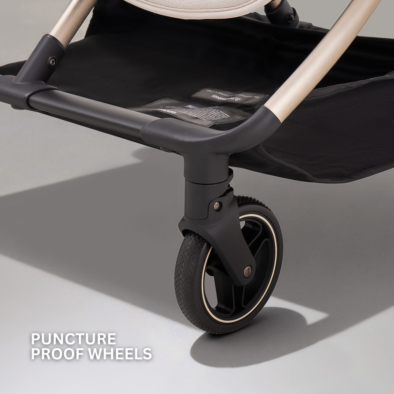 JoviKids Ayla Compact Twin Pushchair - Beige