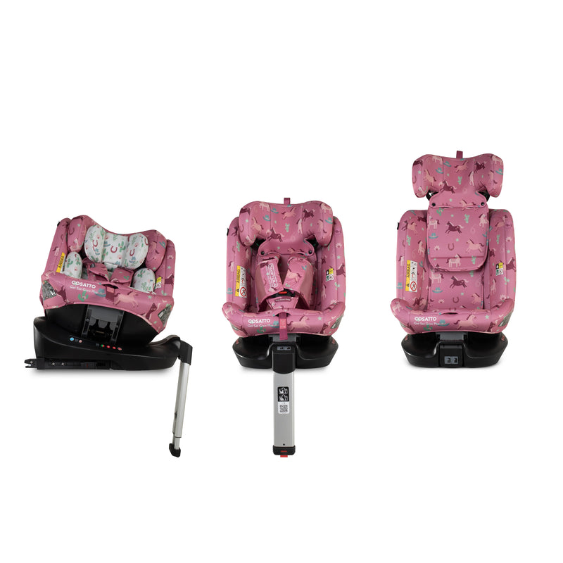 Cosatto Get Set Grow Plus i-Size 360 Car Seat – Pony Party