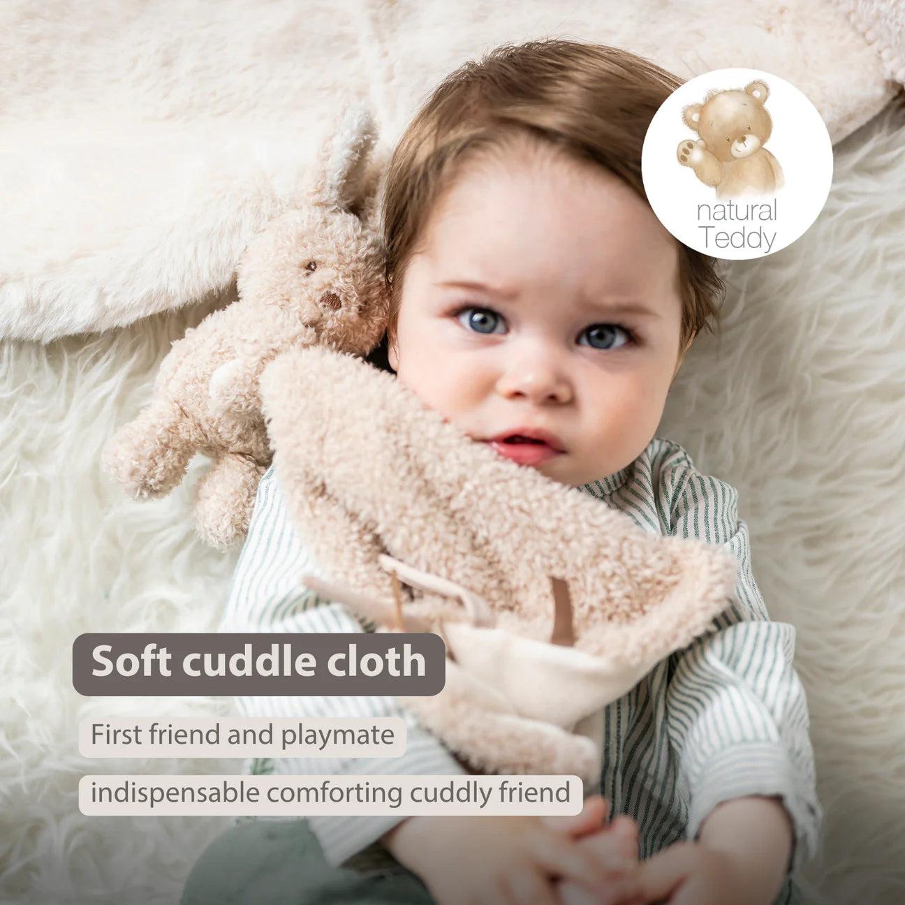 Nattou Teddy Doudou 27cm Comforter - Bunny