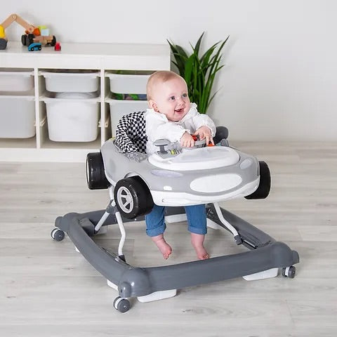 Redkite Baby Go Round Race Sporty Car Electronic Walker - Grey