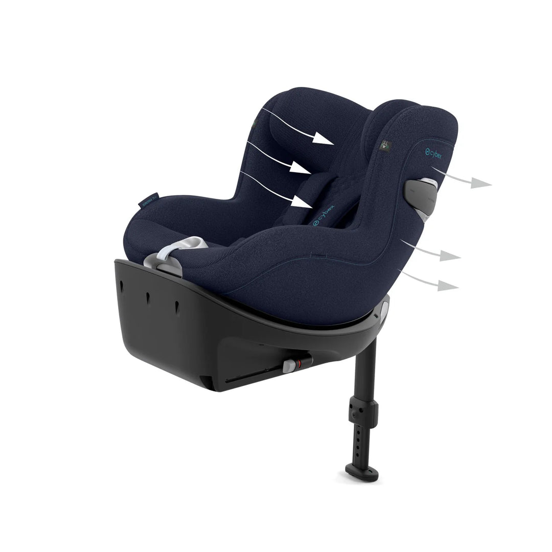 Cybex Sirona Ti i-Size Plus Car Seat - Nautical Blue
