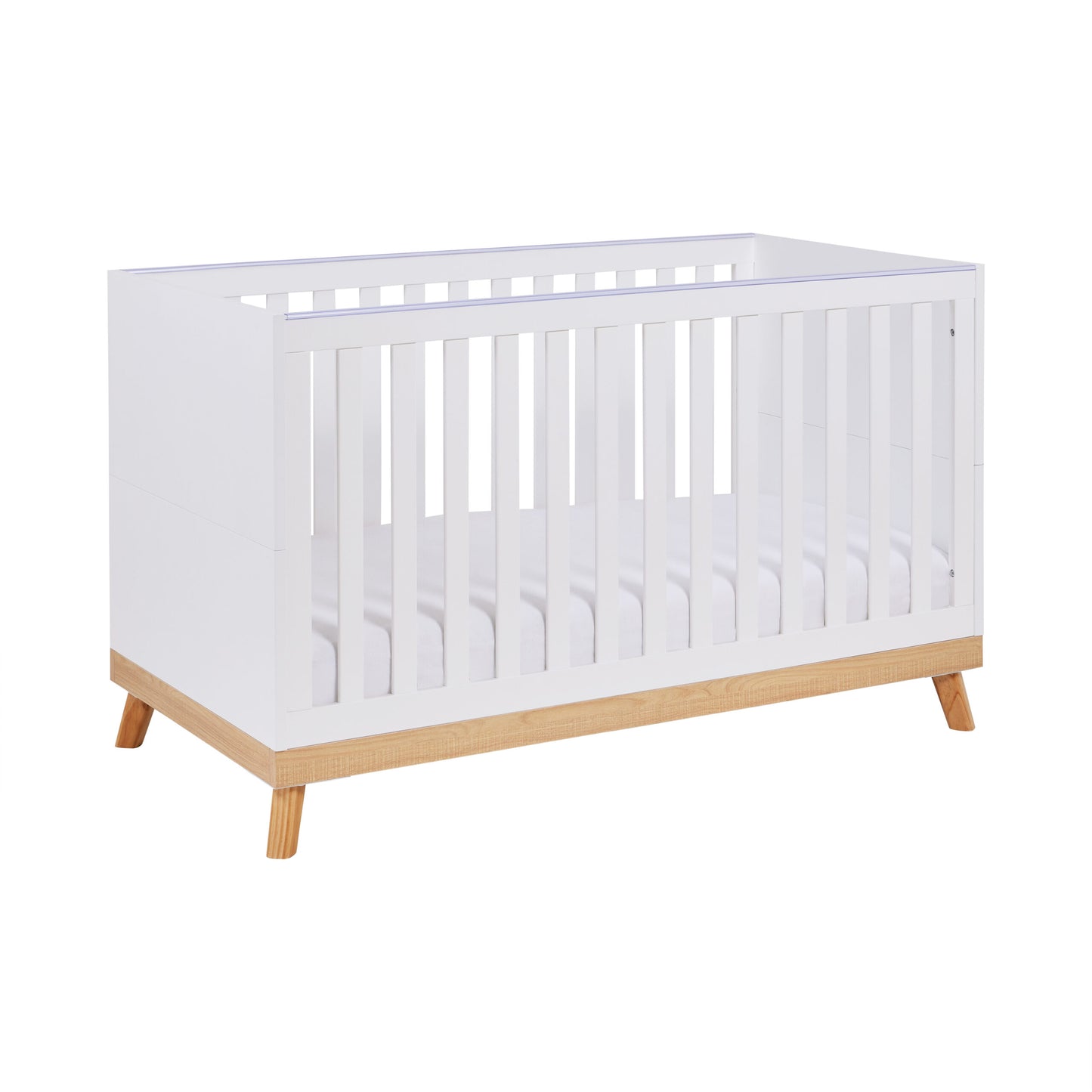 Babymore Mona Cot Bed – White