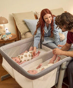 Chicco Next2Me Twins Bedside Crib - Magnet Grey