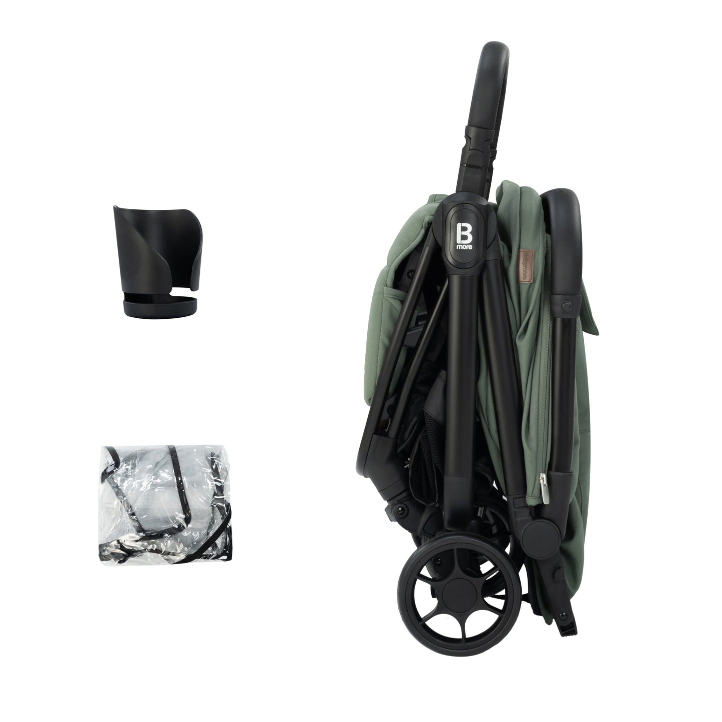 Babymore Yara Compact Stroller – Forest Green