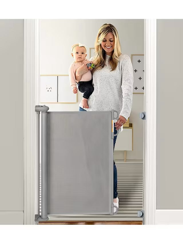Momcozy Retractable Safety Gate - Grey